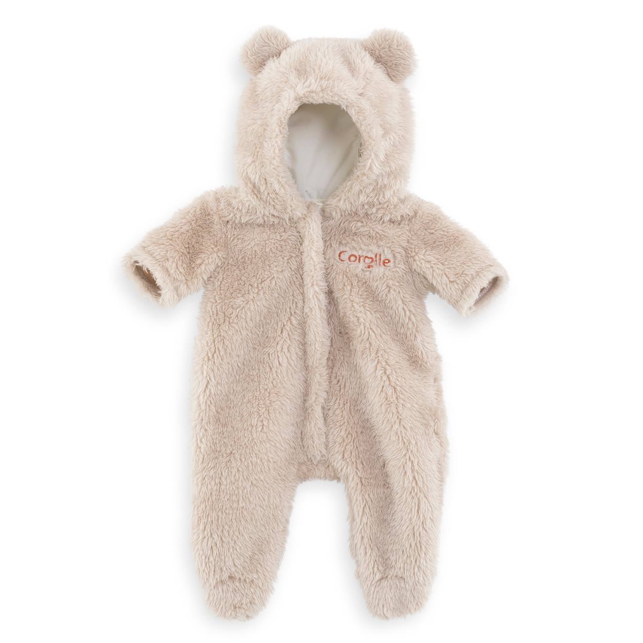 Combinaison pilote ourson poupon 36 cm multicolore