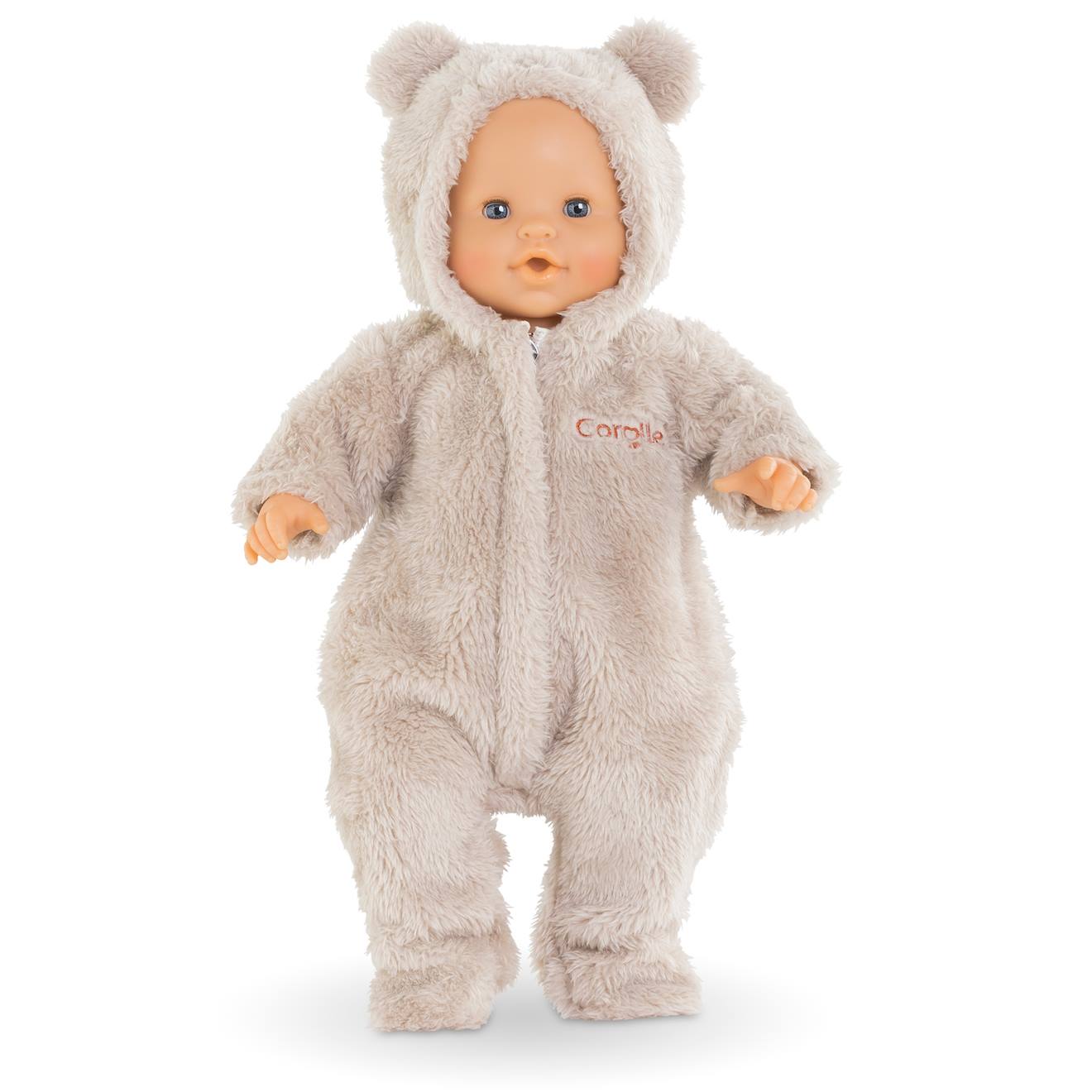 Combinaison pilote ourson poupon 36 cm multicolore