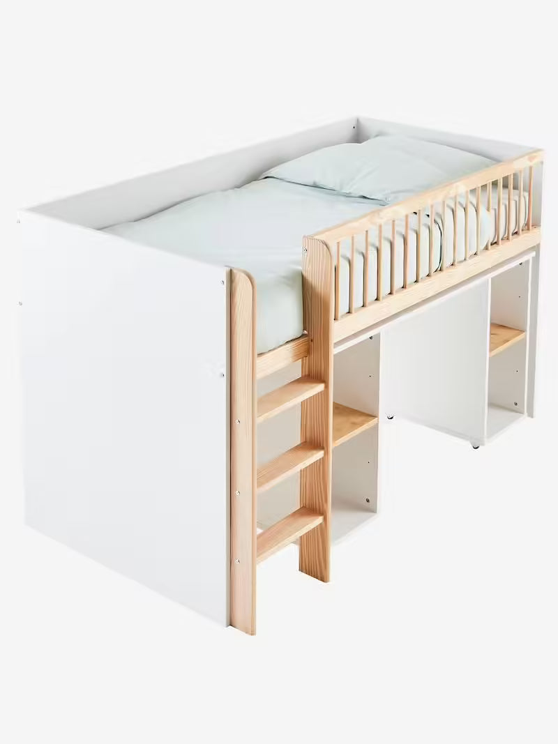 Combiné Lit Mezzanine + Bureau Coulissable GECKO - Vertbaudet
