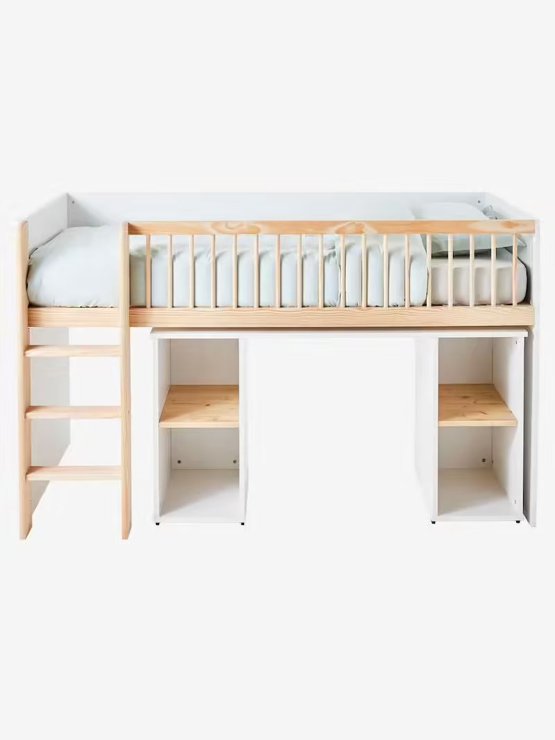 Combiné Lit Mezzanine + Bureau Coulissable GECKO - Vertbaudet