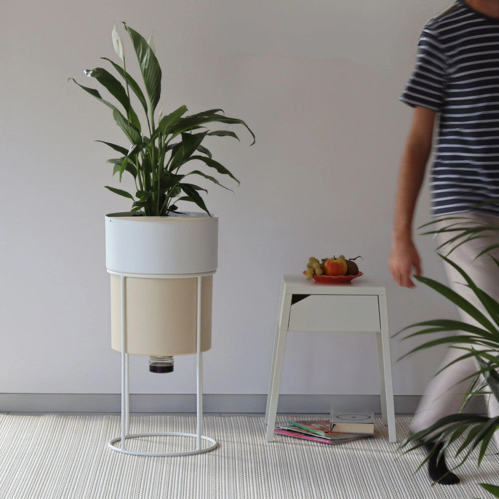 Composteur d'intérieur Néma 25L Blanc - Kits de Plantation