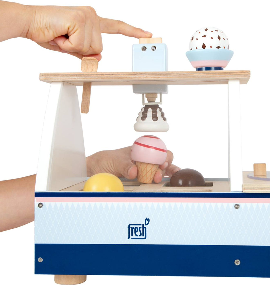 Comptoir de glaces fresh bleu
