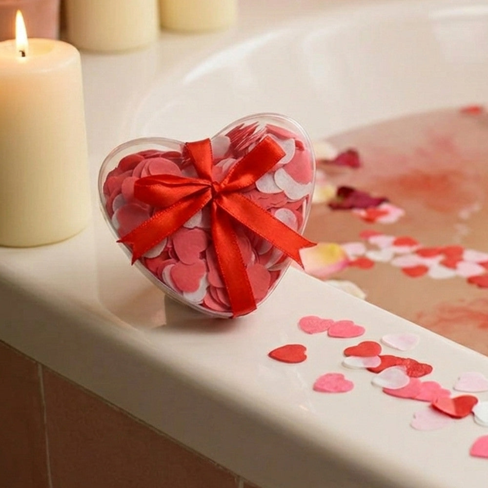 Confettis de Bain Coeurs - Accessoire Salle de Bain Originaux