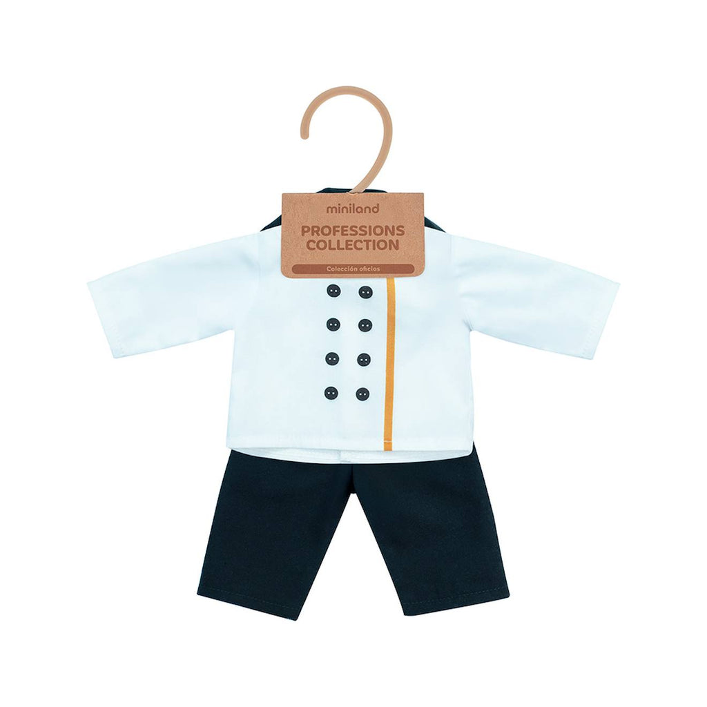 Conj oficio cocinero 38cm blanc