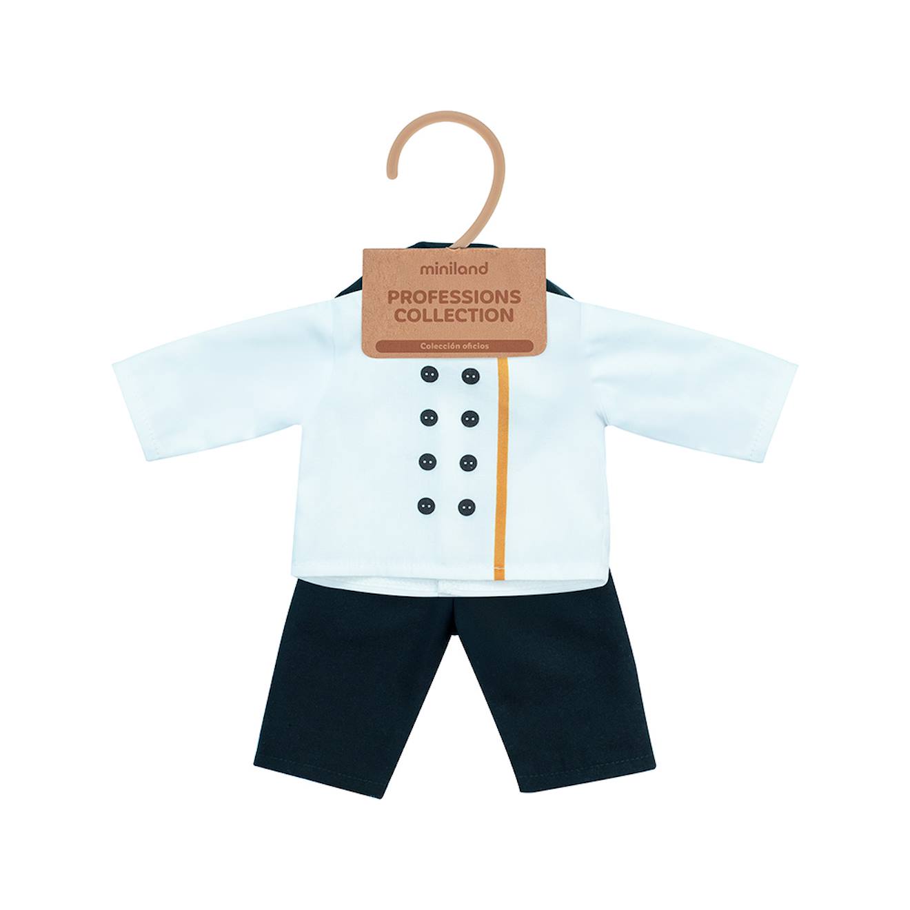 Conj oficio cocinero 38cm blanc