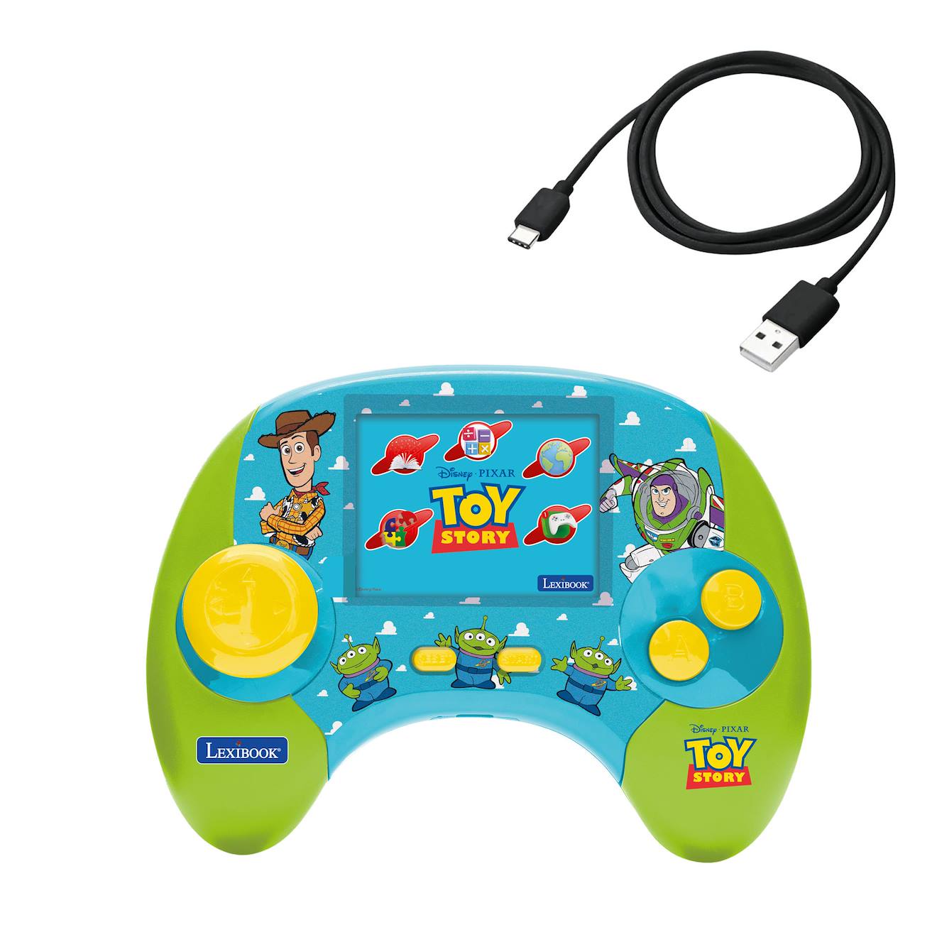 Console de jeux éducative Toy Story avec 100 activités (EN/FR) multicolore