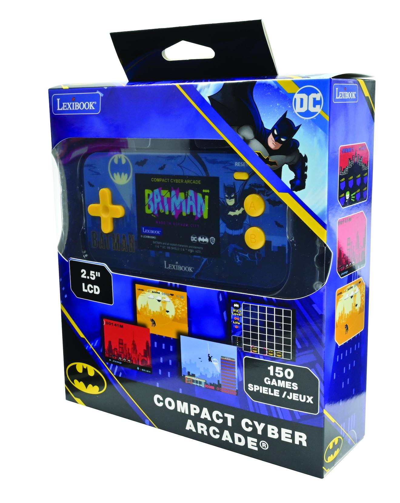Console de jeux portable couleur Batman cyber arcade pocket multicolore
