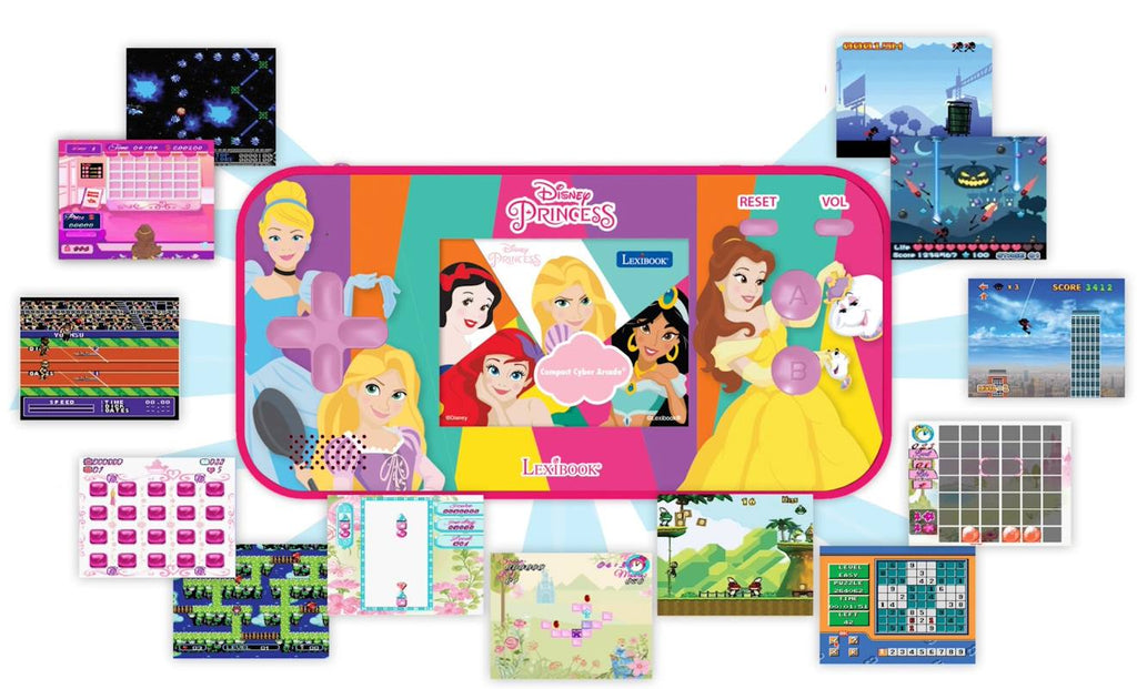 Console de jeux portable couleur Disney princesse cyber arcade pocket multicolore