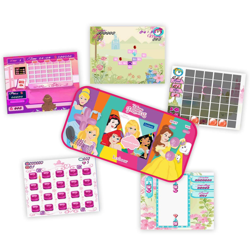 Console de jeux portable couleur Disney princesse cyber arcade pocket multicolore