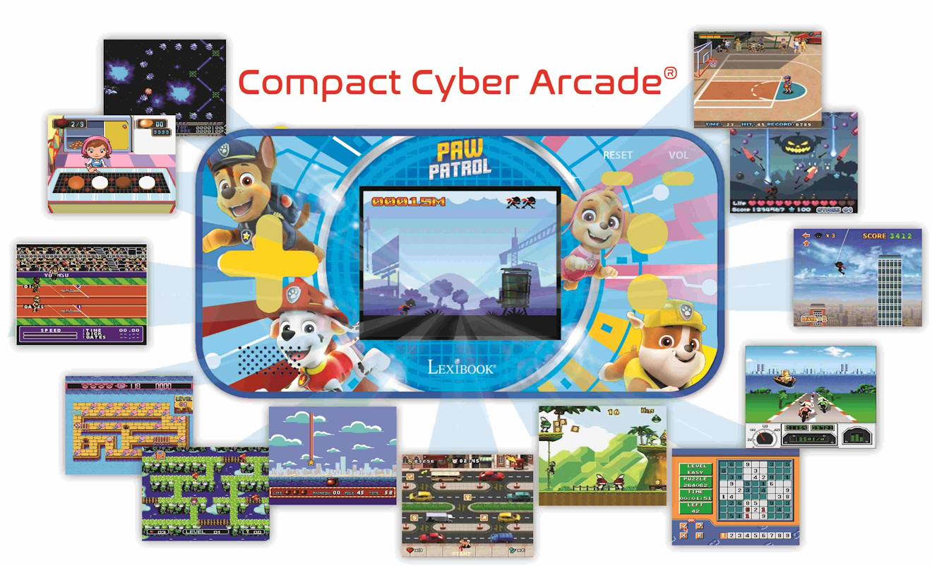 Console de jeux portable couleur pat patrouille cyber arcade pocket multicolore