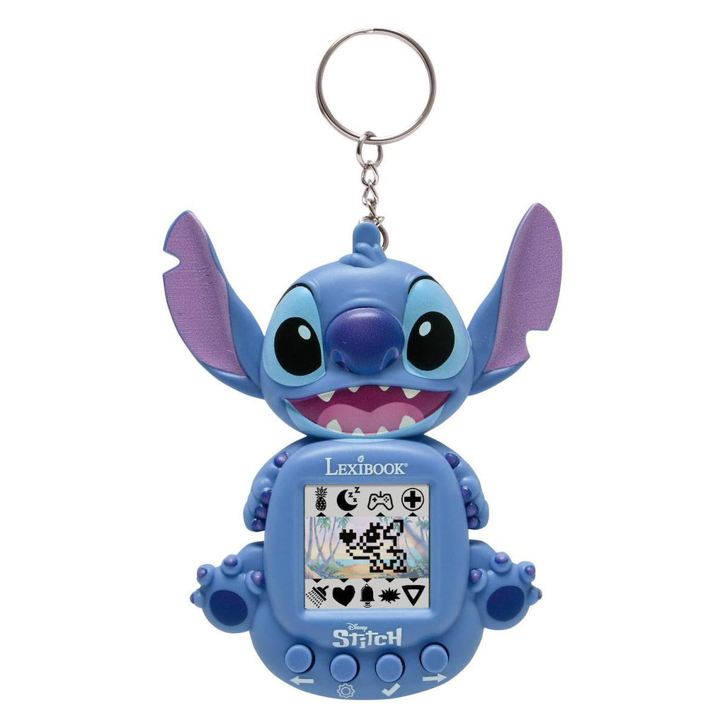 Console my best-e 3 jeux de l'univers Disney Stitch, compagnon interactif et éducatif pour enfants, 8 catégories de jeux, écran colorisé multicolore