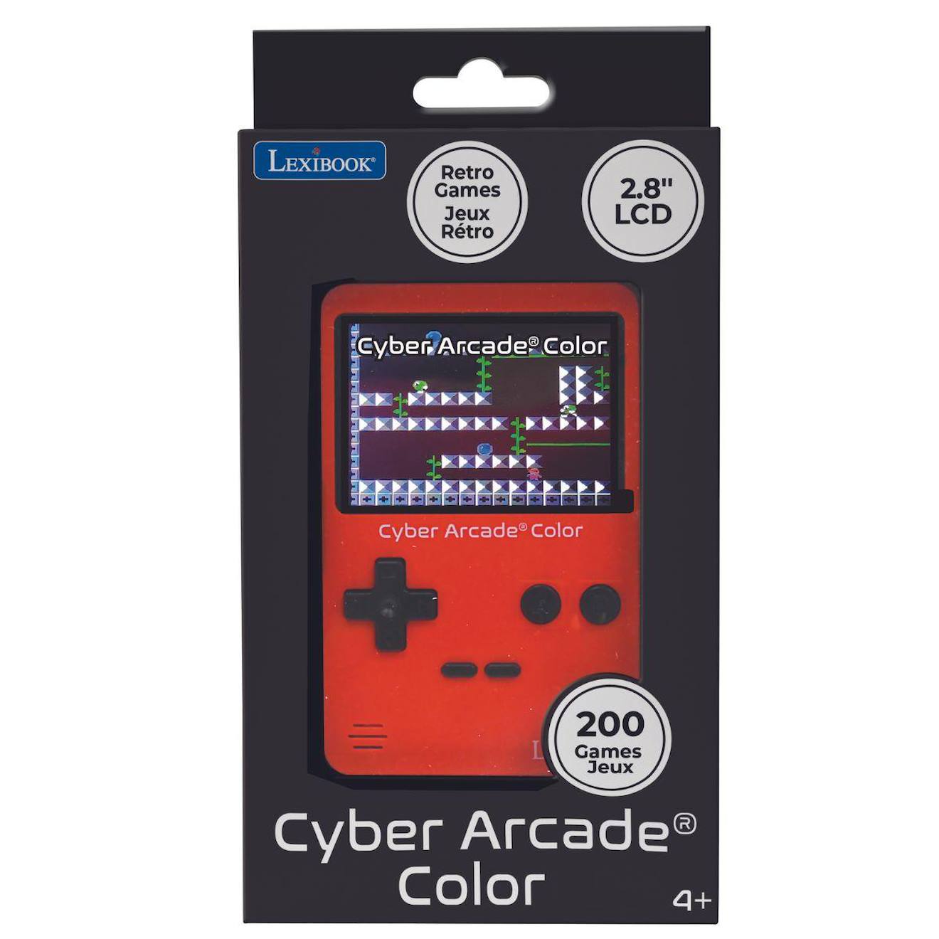 Console portable classic cyber arcade - 2.8'' 200 jeux multicolore