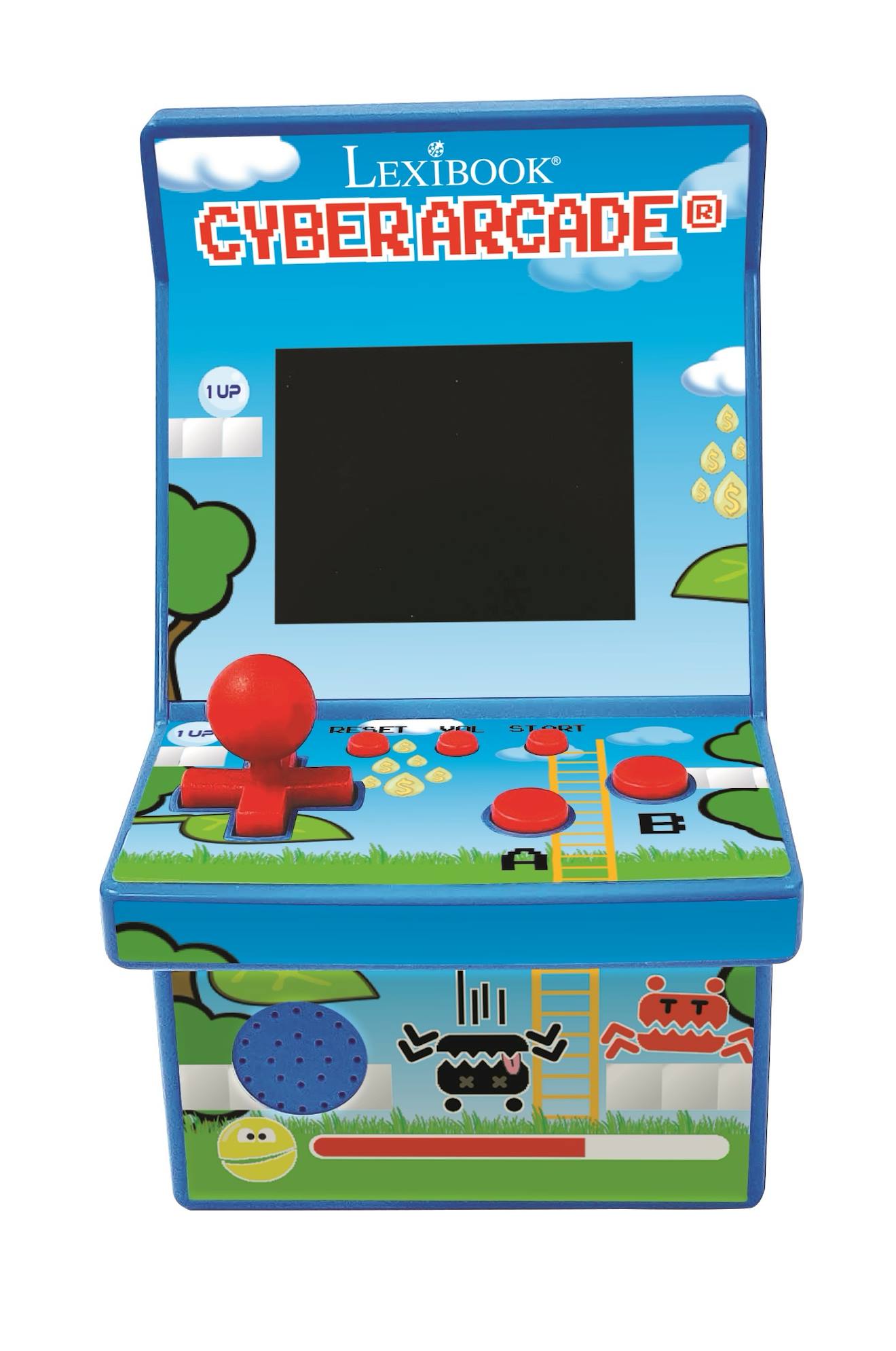 Console portable cyber arcade - écran 2.8'' 200 jeux multicolore