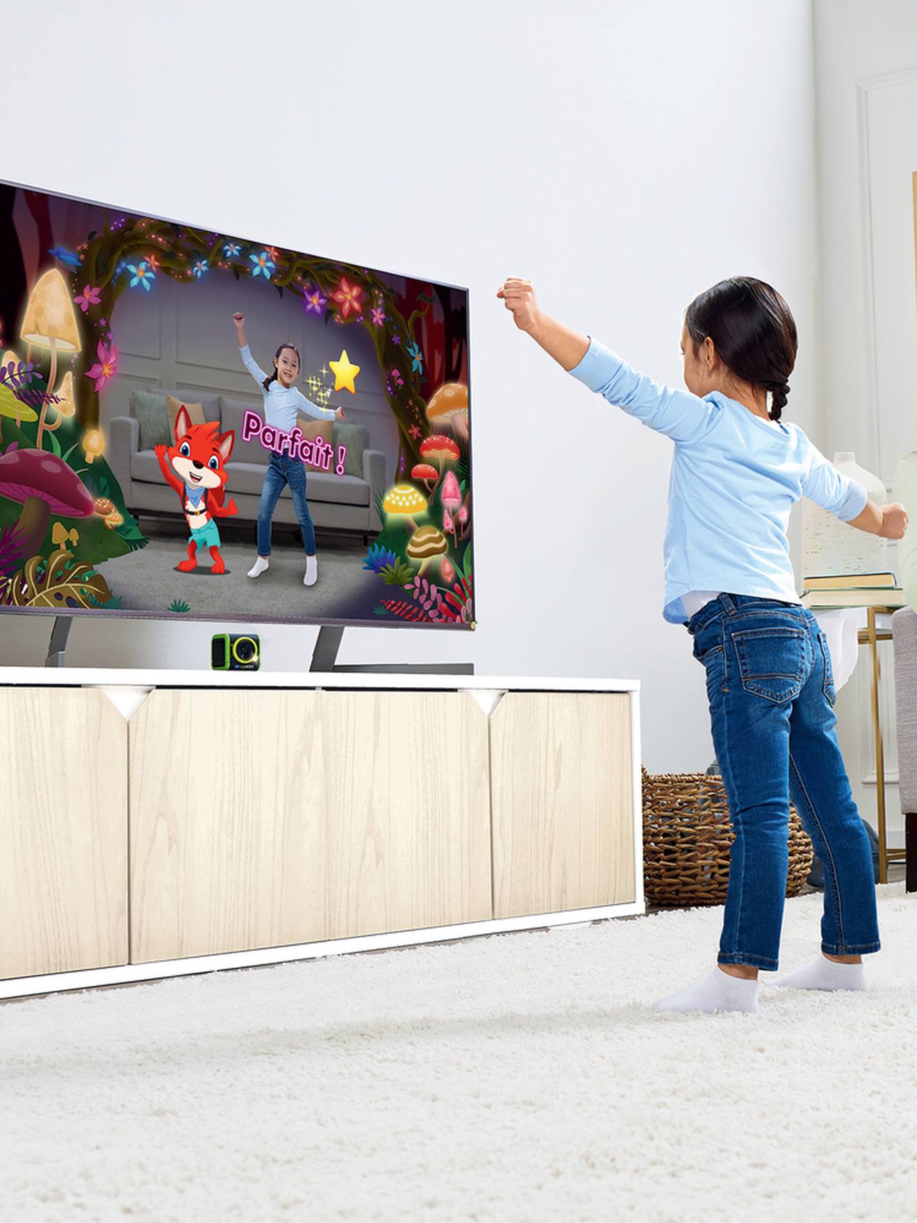 Console TV leapmove : bougez et apprenez en s'amusant ! vert