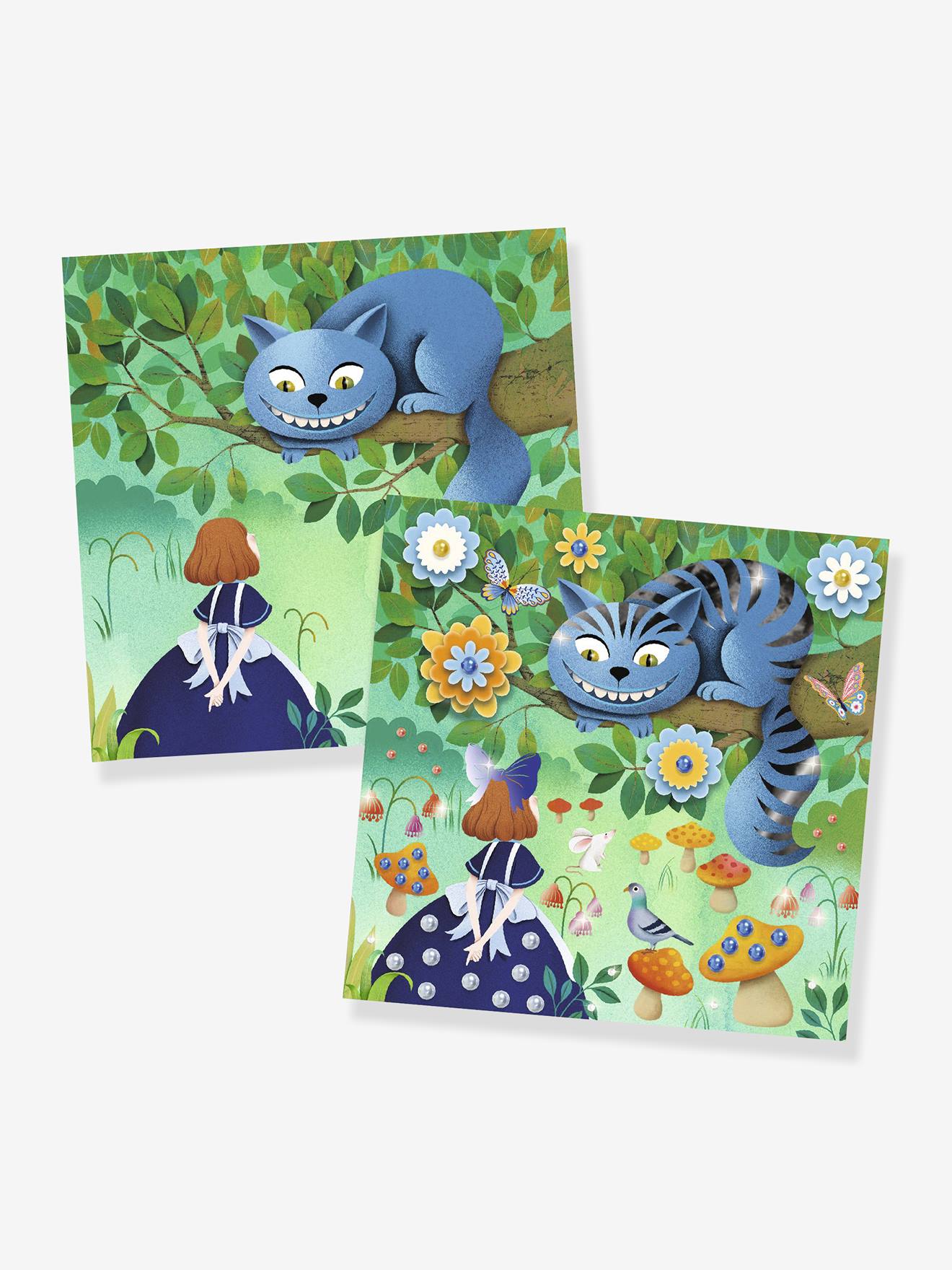 Contes à décorer - alice au pays des merveilles violet