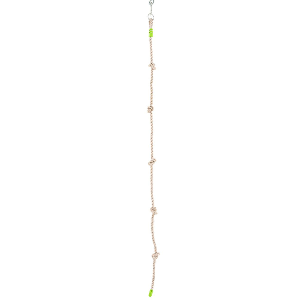 Corde à nœuds chanvre h190-250cm marron