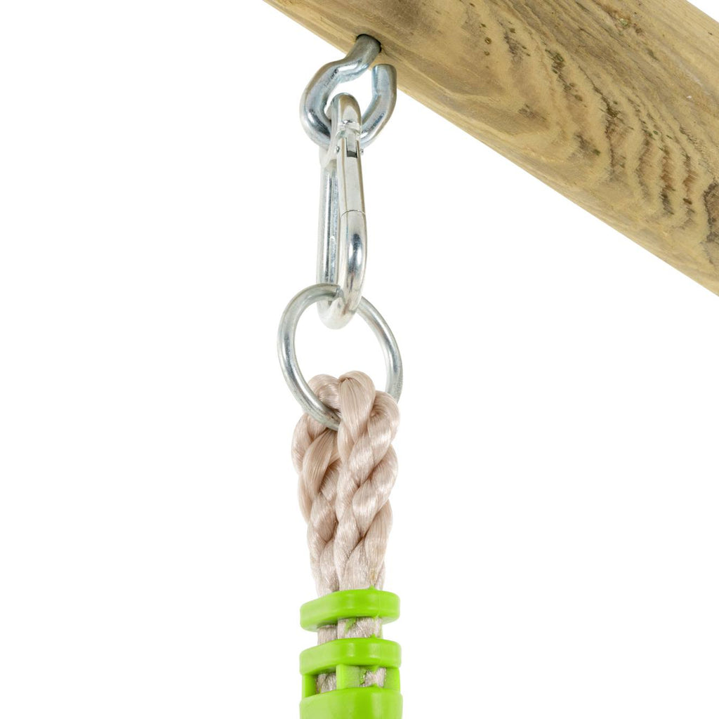 Corde à nœuds chanvre h190-250cm marron