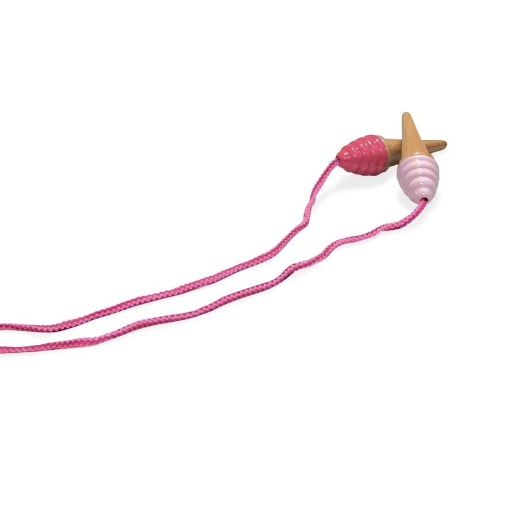 Corde à sauter crème glacée rose