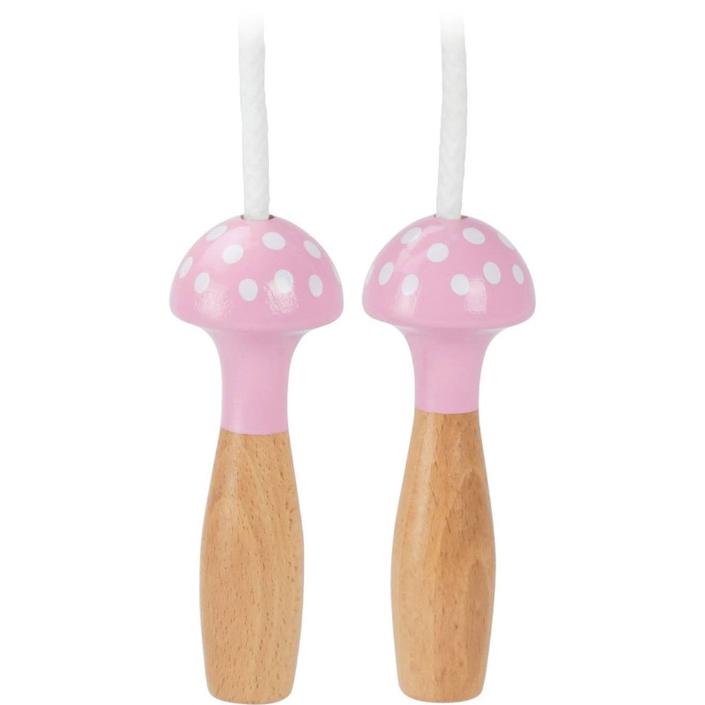 Corde à sauter rose à pois rose