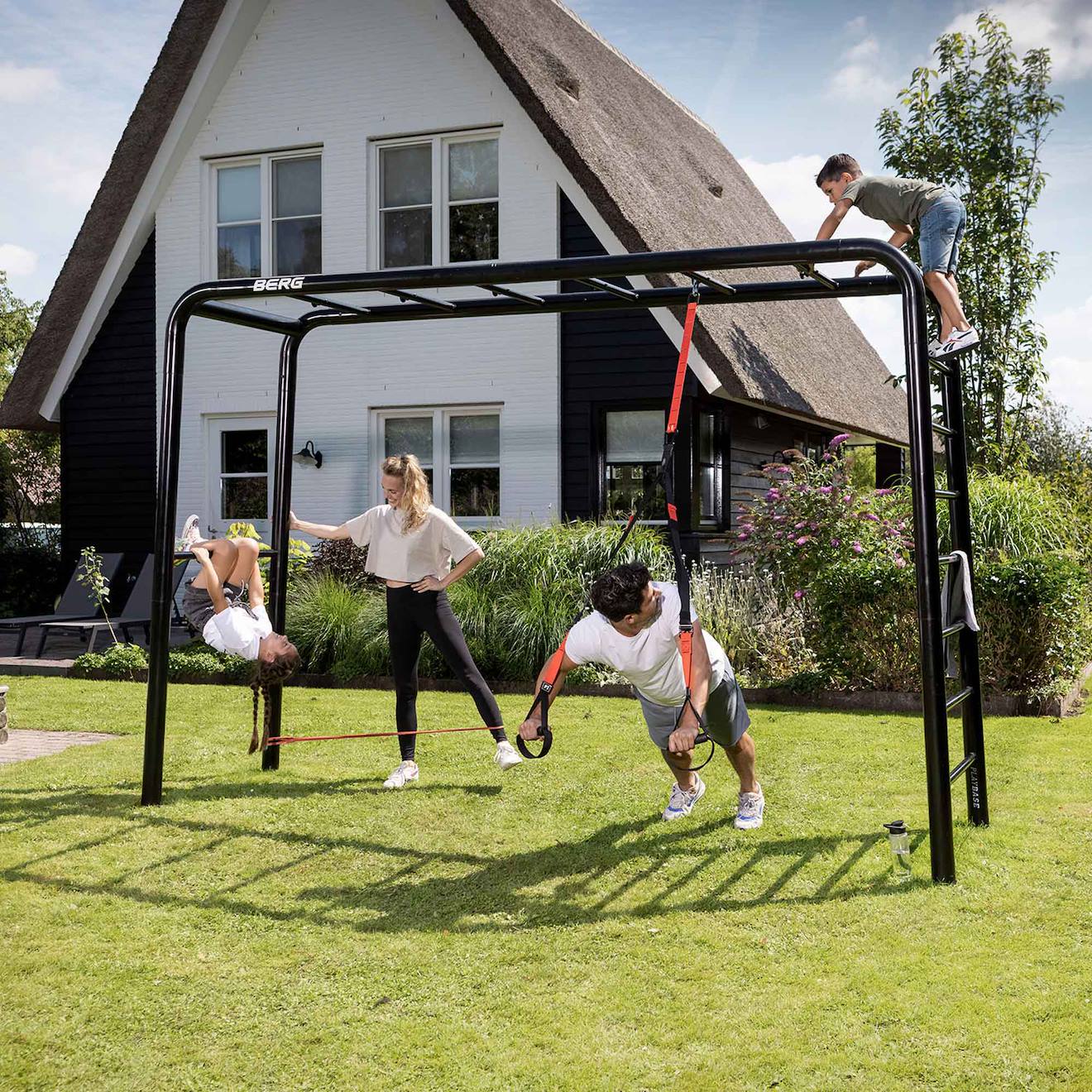 Corde fitness pour aire de jeux playbase black