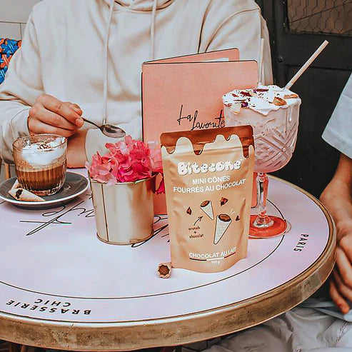 Mini cônes fourrés au chocolat - Bitecone