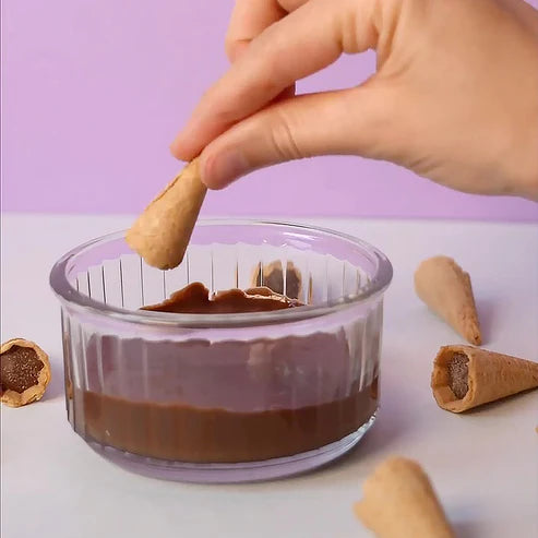 Mini cônes fourrés au chocolat - Bitecone