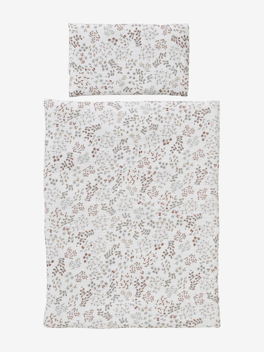 Couette + oreiller poupon en gaze de coton vintage
