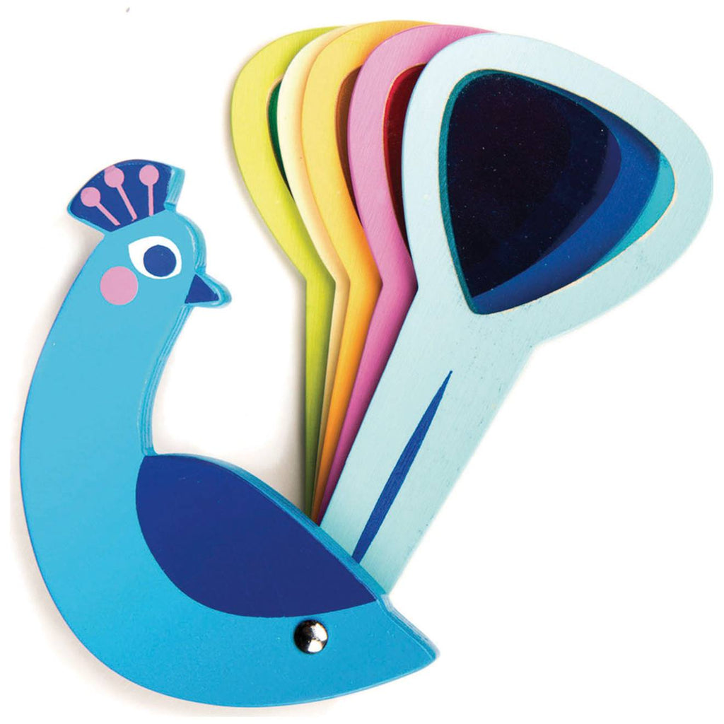 Couleurs de peacock bleu