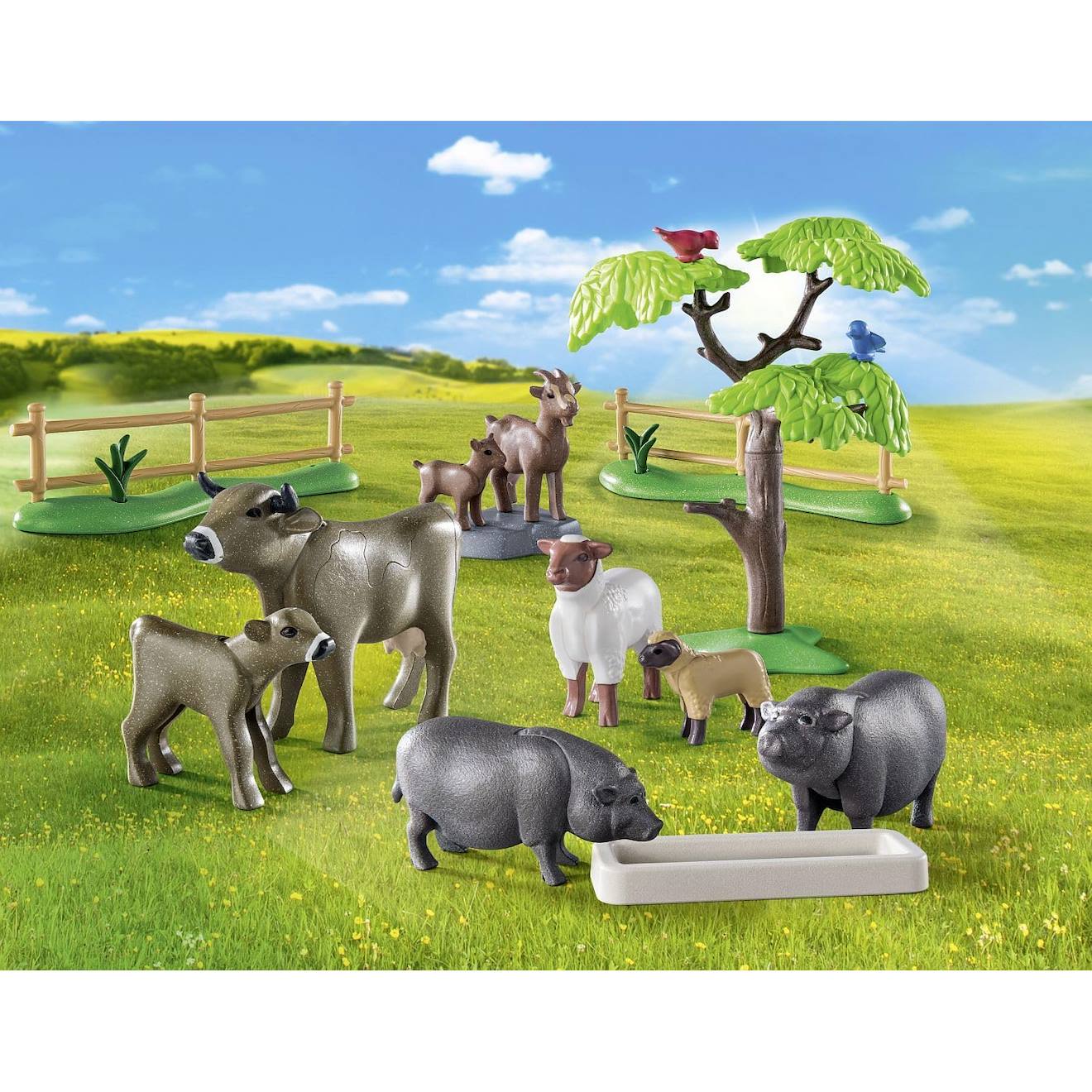 Country -animaux de la ferme 71307 multicolore
