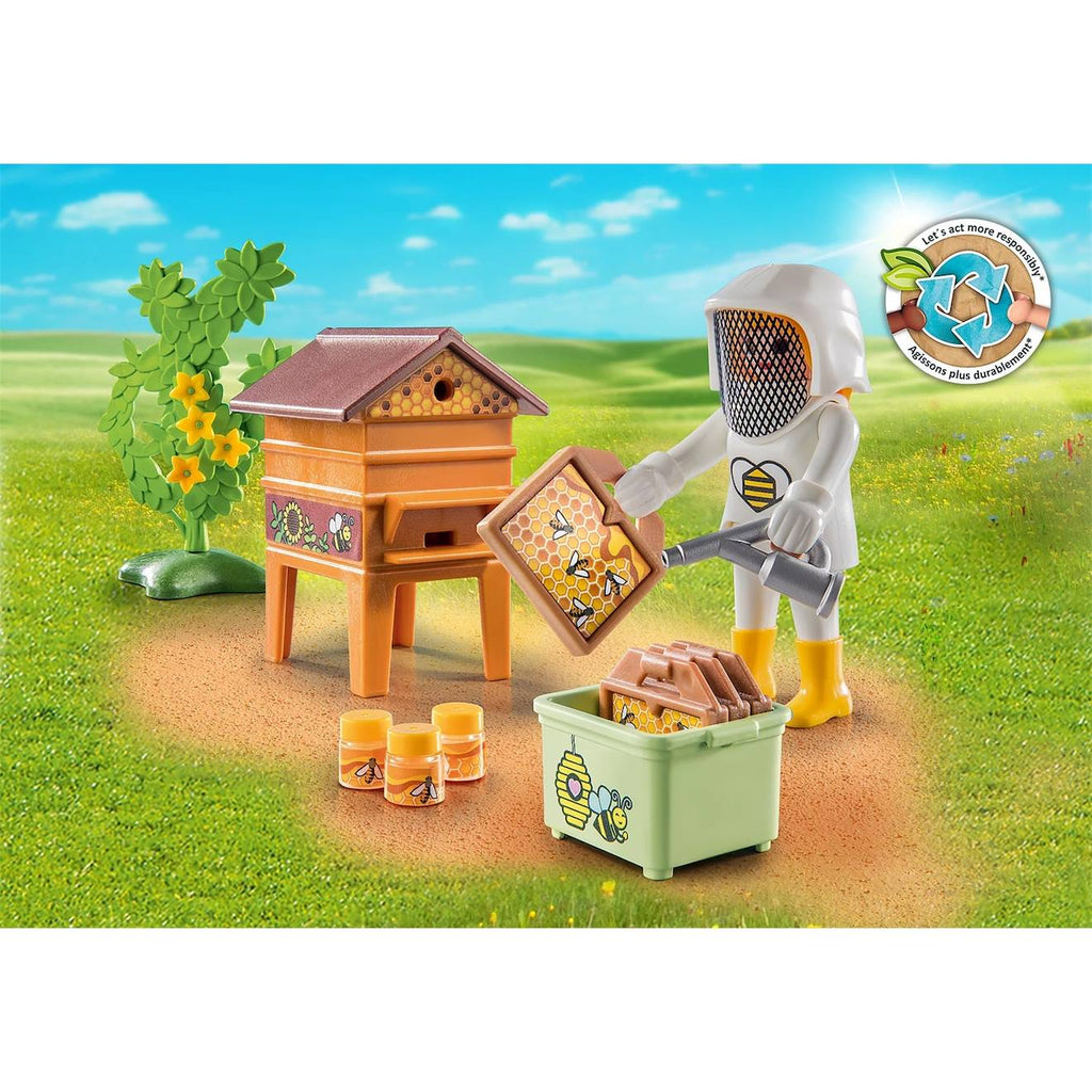 Country apicultrice avec ruche 71253 multicolore