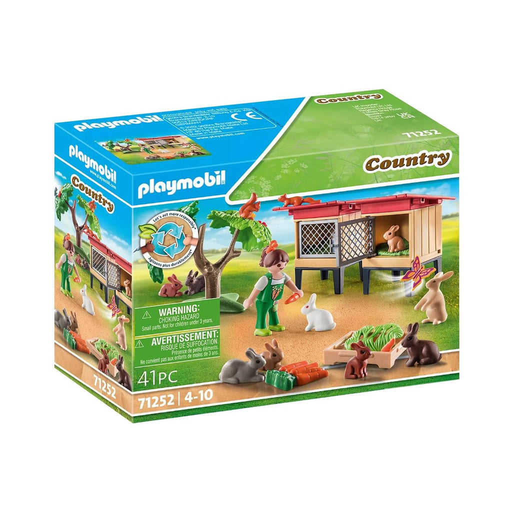 Country enfant avec enclos et lapins 71252 multicolore