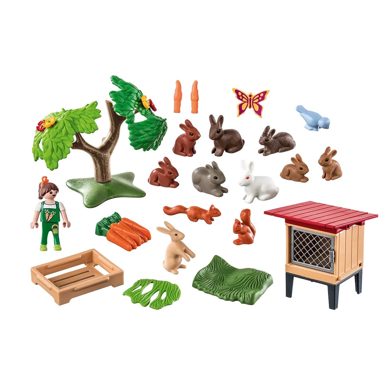 Country enfant avec enclos et lapins 71252 multicolore