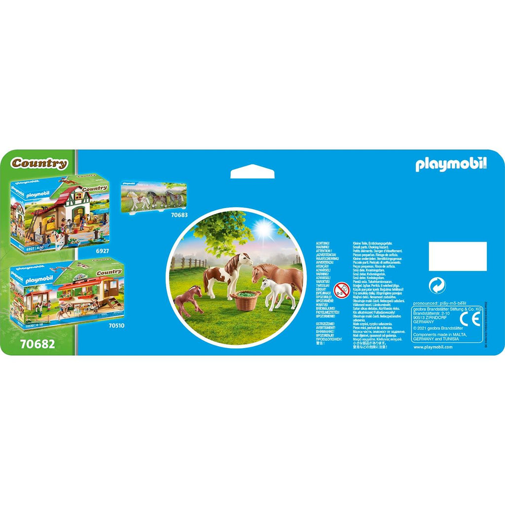 Country poneys avec poulains 70682 multicolore