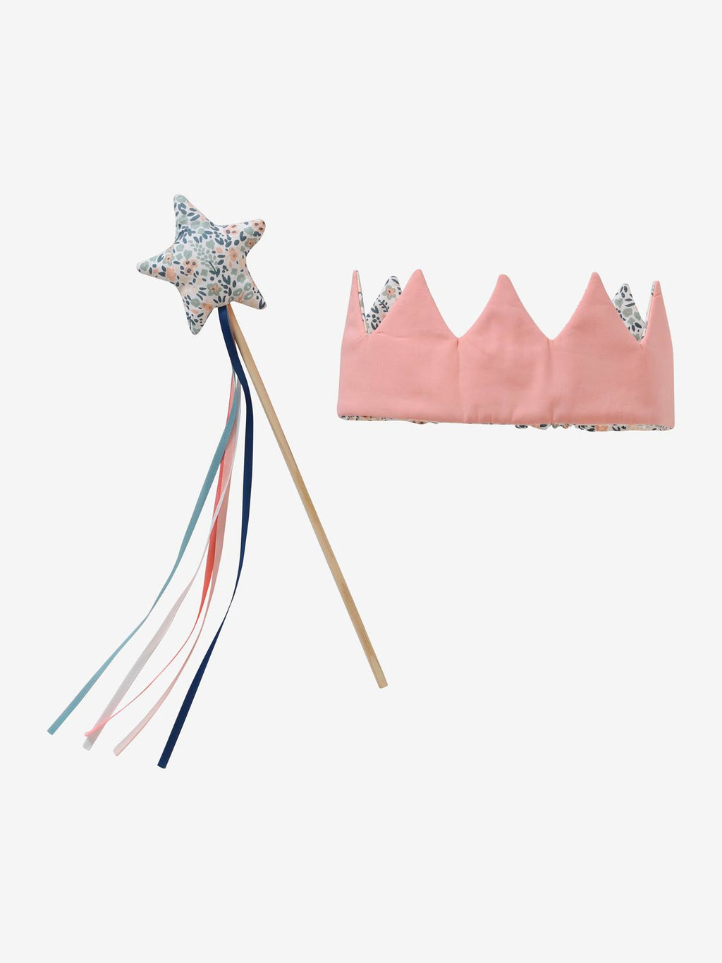 Couronne + baguette rose