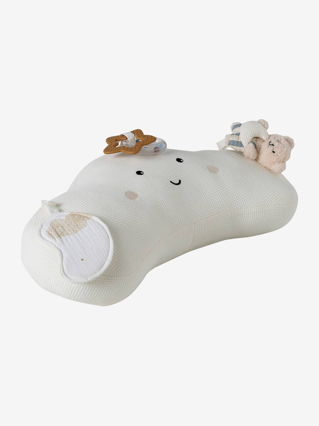 Coussin bébé d'activités nuage blanc