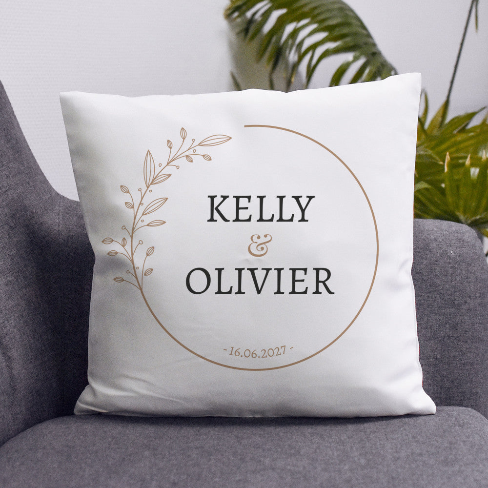 Coussin Mariage à Personnaliser - Coussin Personnalisé