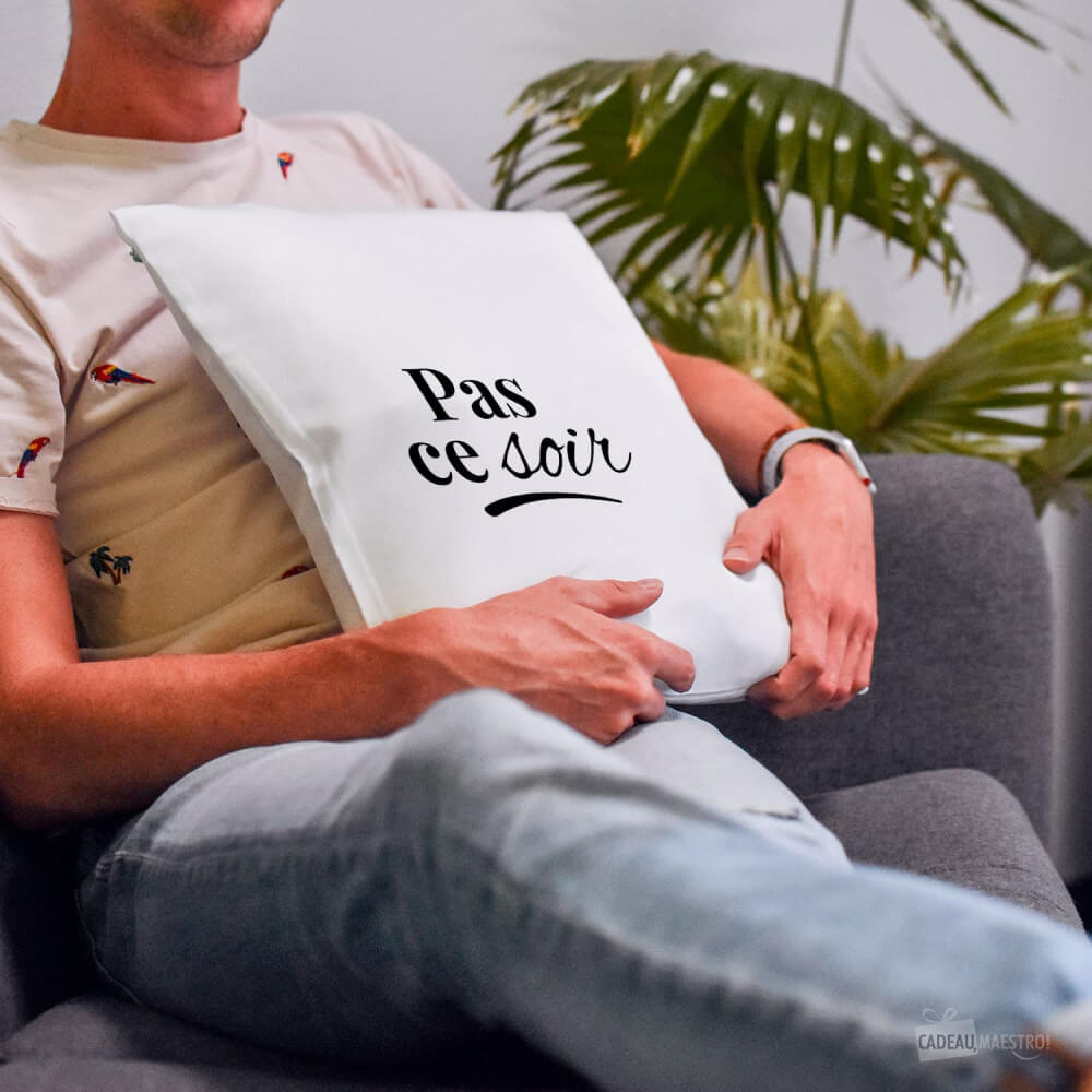 Coussin Recto/Verso Coquin à Personnaliser - Coussin Personnalisé