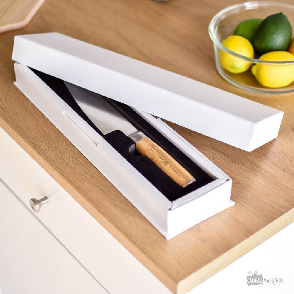Couteau de Cuisine Initiales à Personnaliser - Couteau Personnalisé