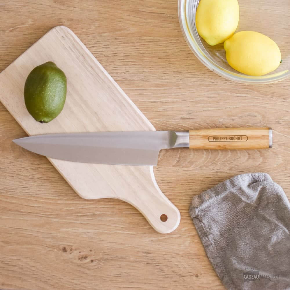 Couteau de Cuisine Prénom à Personnaliser - Couteau Personnalisé