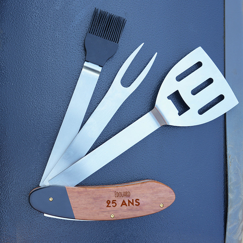 Couteau Suisse Barbecue Anniversaire à Personnaliser - Accessoires Barbecue CadoMaestro