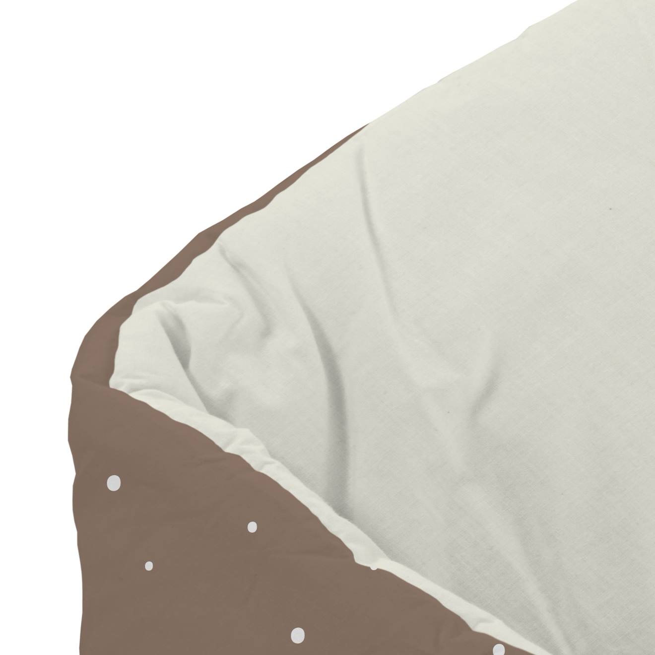 Couverture de berceau terra accessoire pour poupée marron