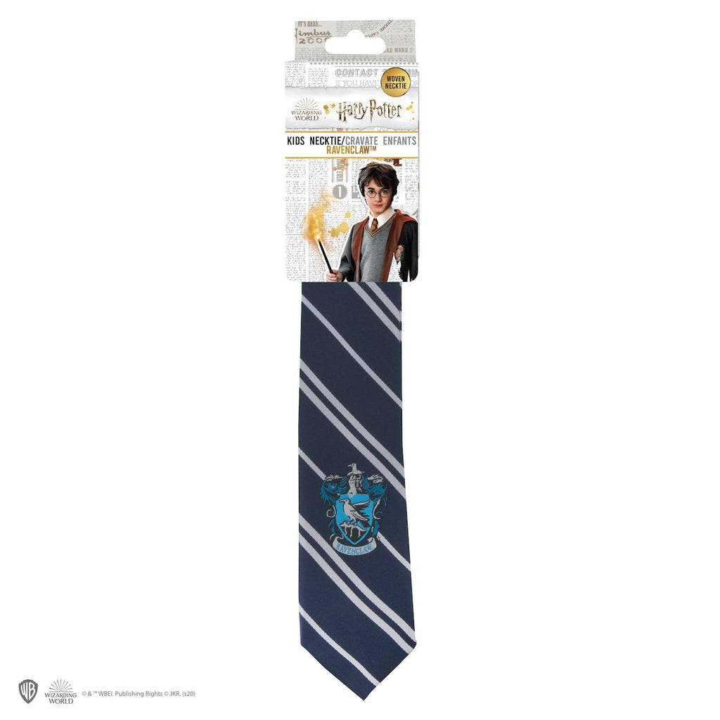 Cravate Écusson Tissé Serdaigle Enfants - Harry Potter Bleu