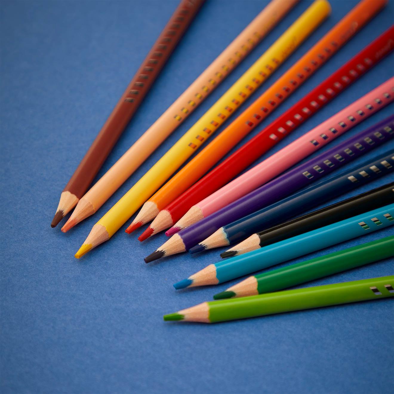Crayons de couleur x12 - colo multicolore