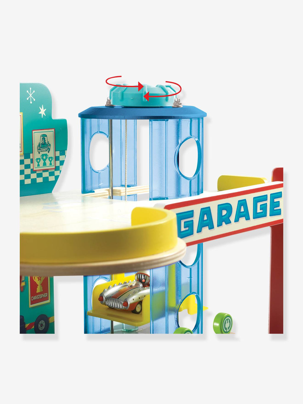 Crazy motors garage multicolore