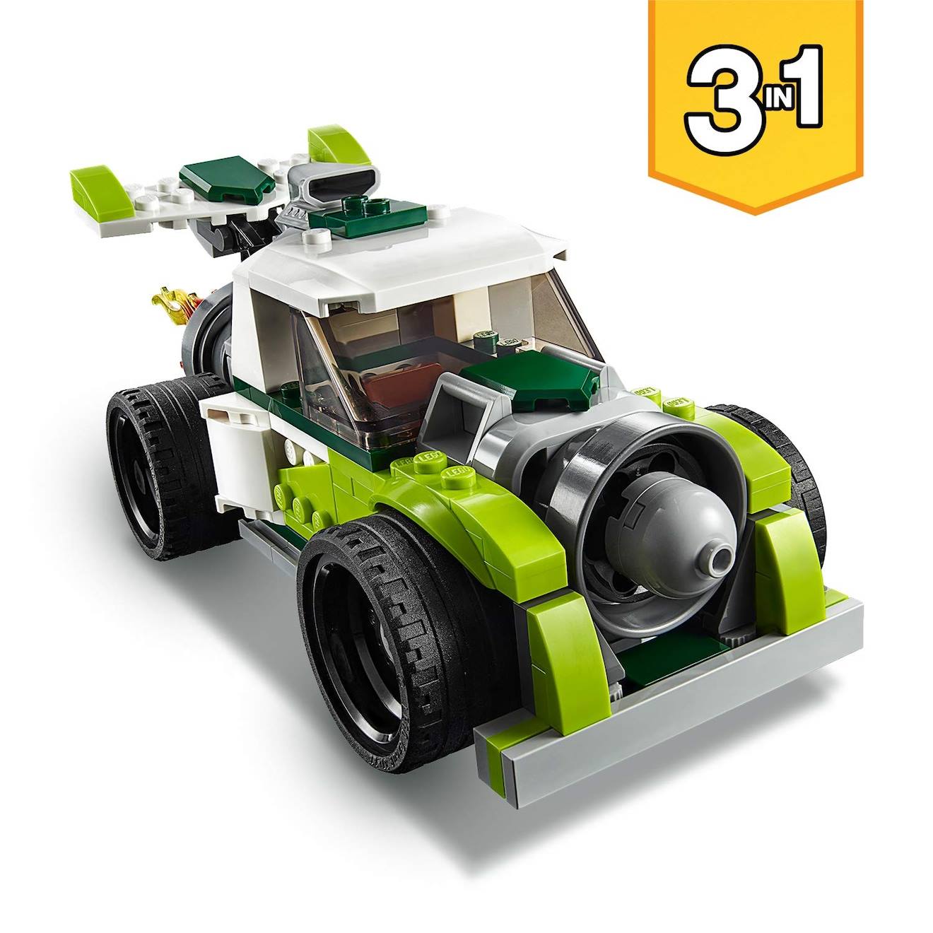 Creator 3 en 1 - le camion-fusée 31103 vert