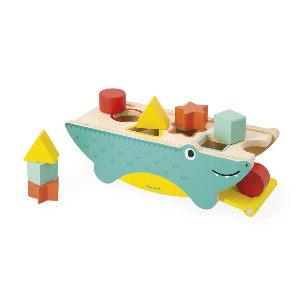 Croco des formes tropik en bois FSC multicolore
