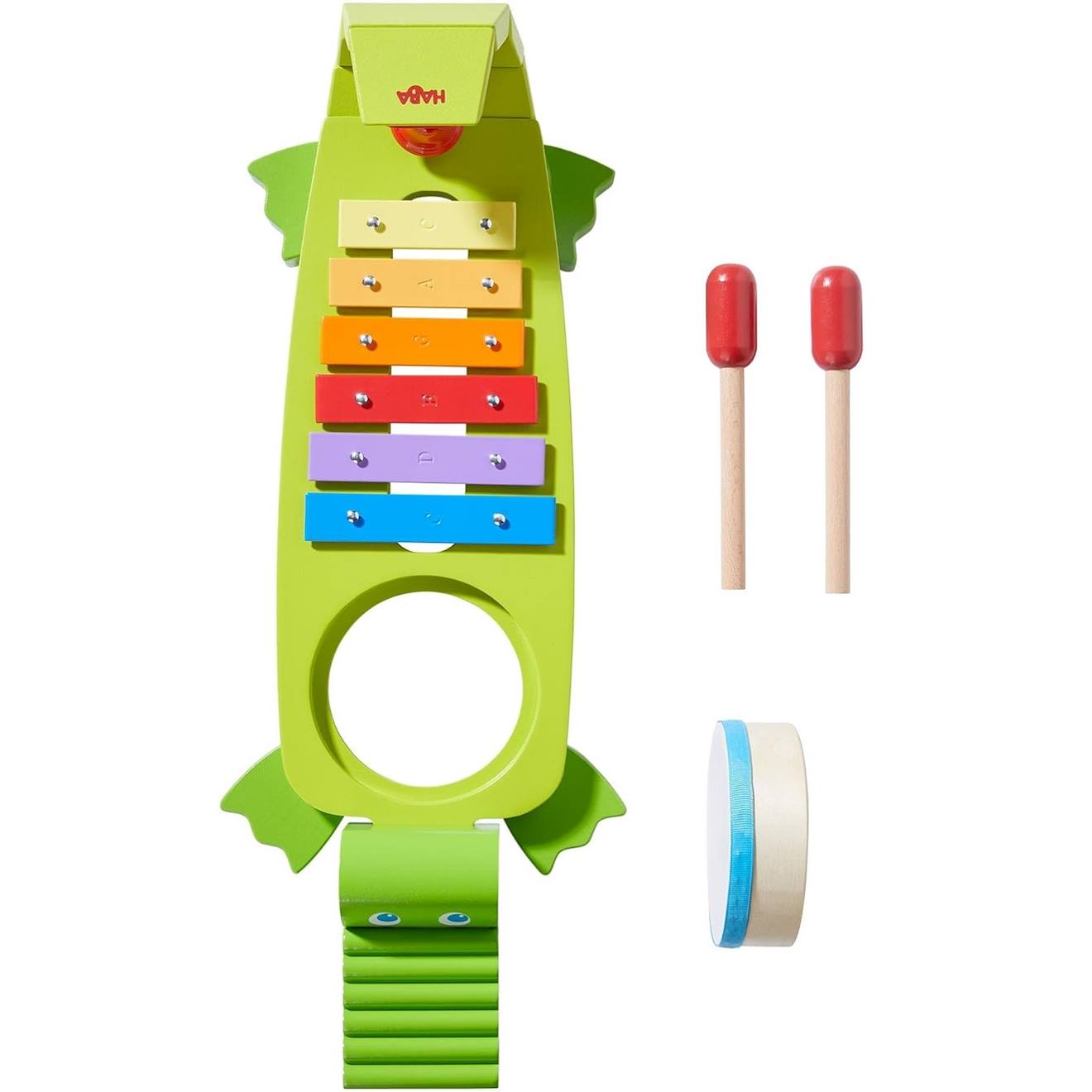 Crocodile musical vert
