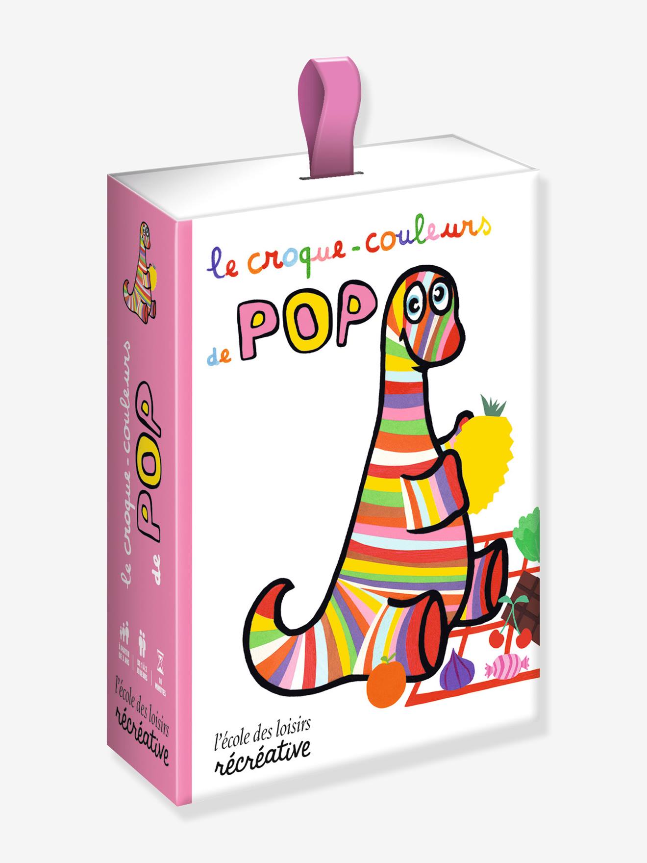 Croque couleurs de pop multicolore