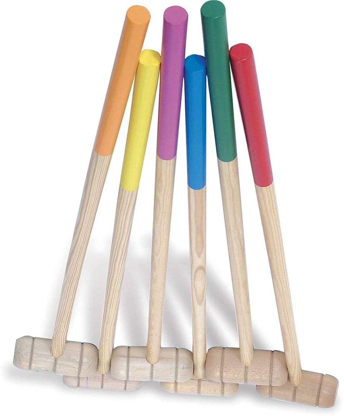 Croquet 6 joueurs bleu