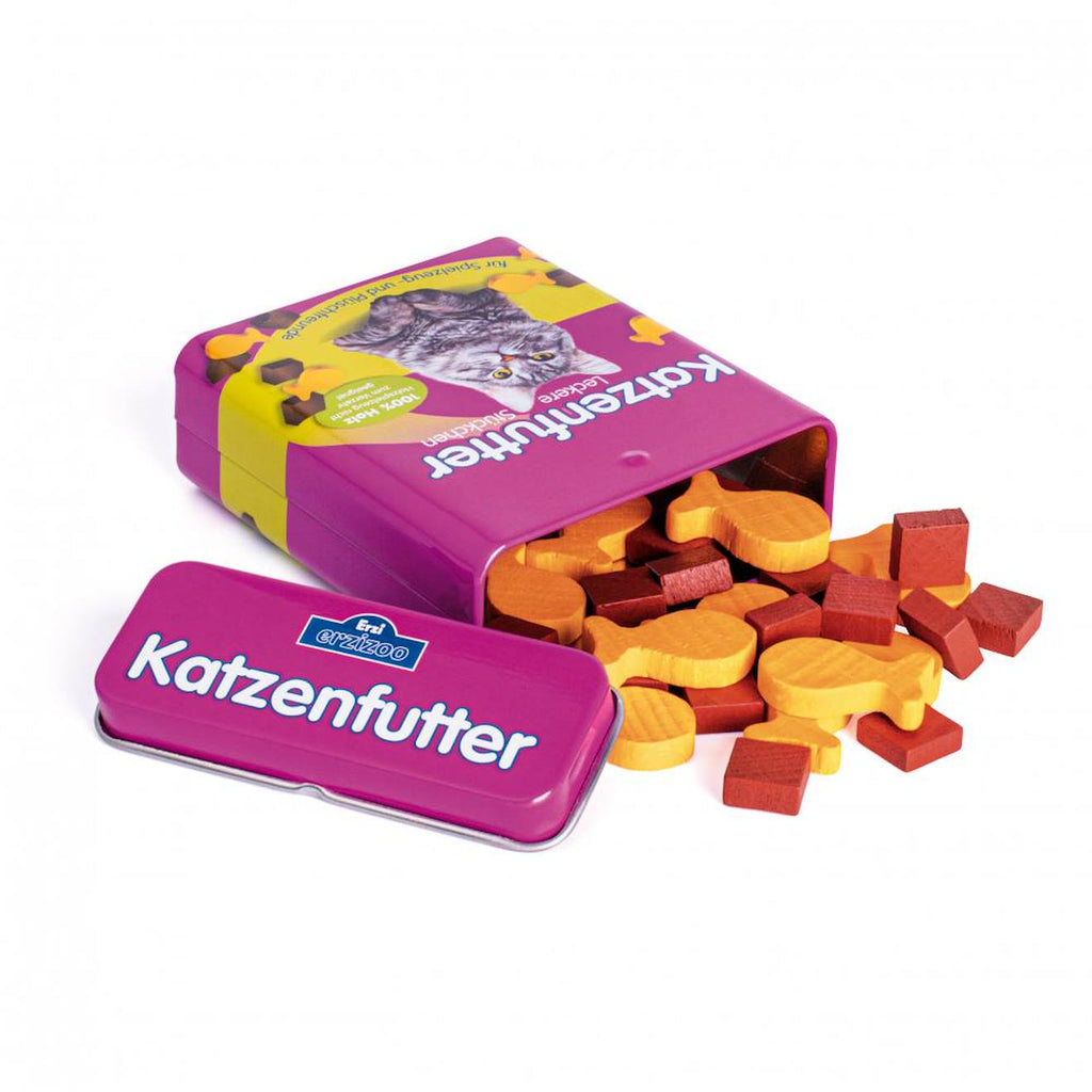 Croquettes pour chat en bois rose